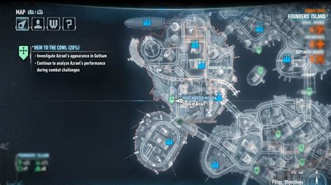 heir to the cowl|where is azraels 2nd location.